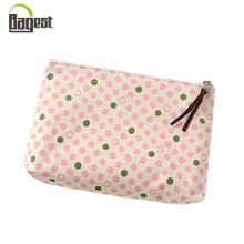 Logo Printed PU cosmetic Bag Make up Bag Pochette with Zip